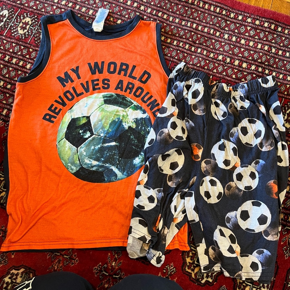 Boys soccer pajamas